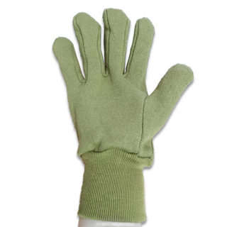 Los guantes flexibles respirables del algodón trabajan el guante para los guantes de trabajo de montaje de la construcción