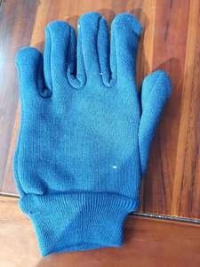 Guantes de punto de hilo de algodón Construcción Mano Engrosamiento Jardinería industrial Guantes de algodón de punto