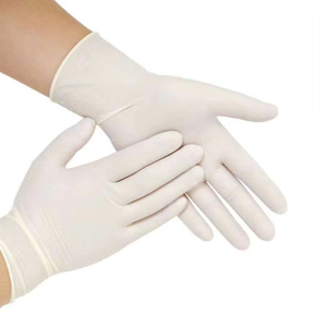 Guantes de látex quirúrgicos desechables médicos para uso médico estéril