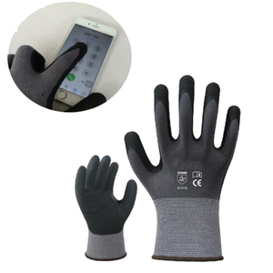 Guantes resistentes al corte de palma recubiertos de PU de trabajo de seguridad de protección de fabricación al por mayor