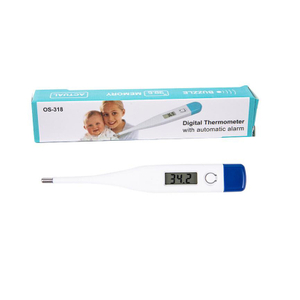 Fiebre Impermeable Rectal Oral Sonda Temperatura del bebé Termómetro clínico digital