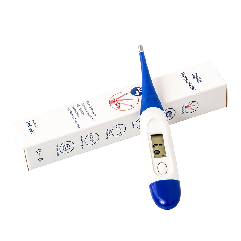 Termómetro oral colorido para adultos y niños de grado médico con punta blanda