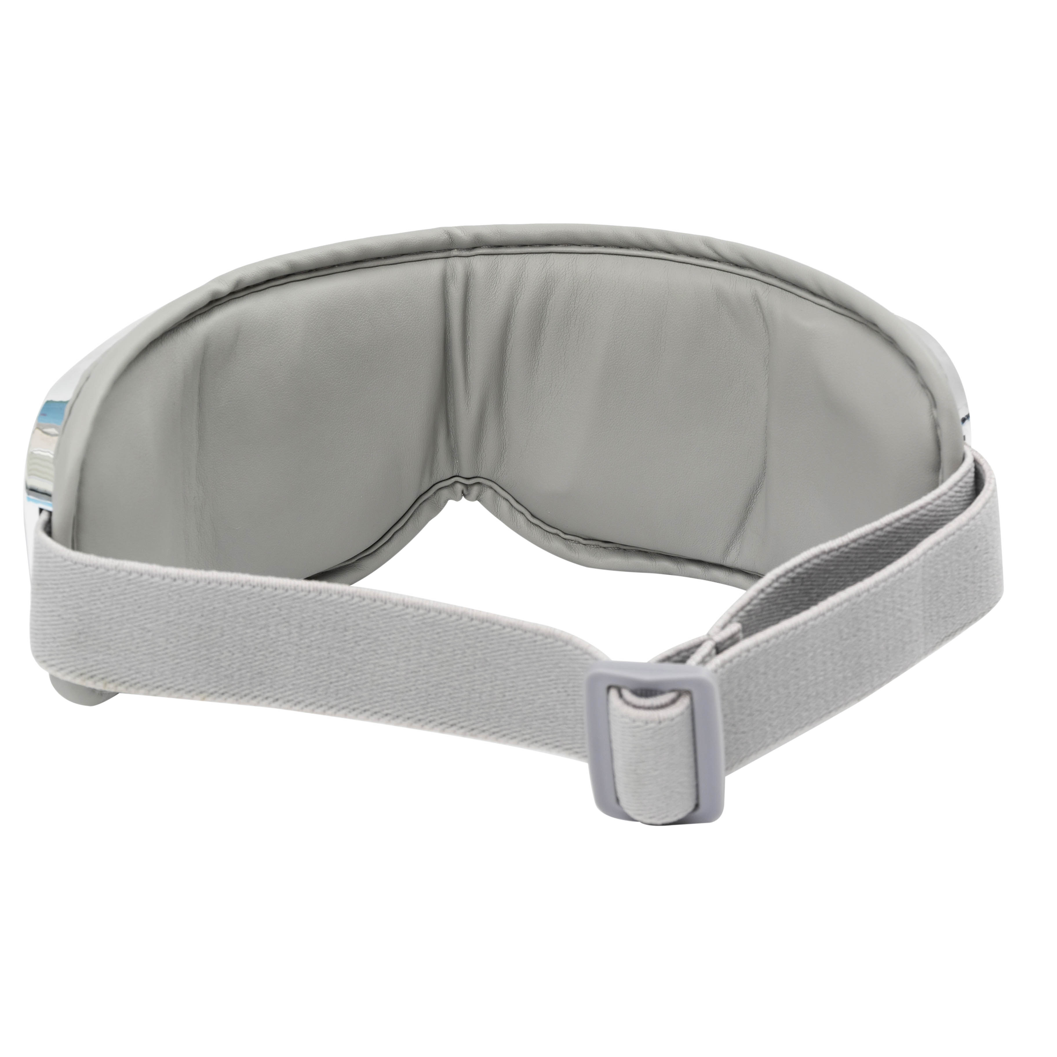 Masajeador de ojos gris Bluetooth para migraña